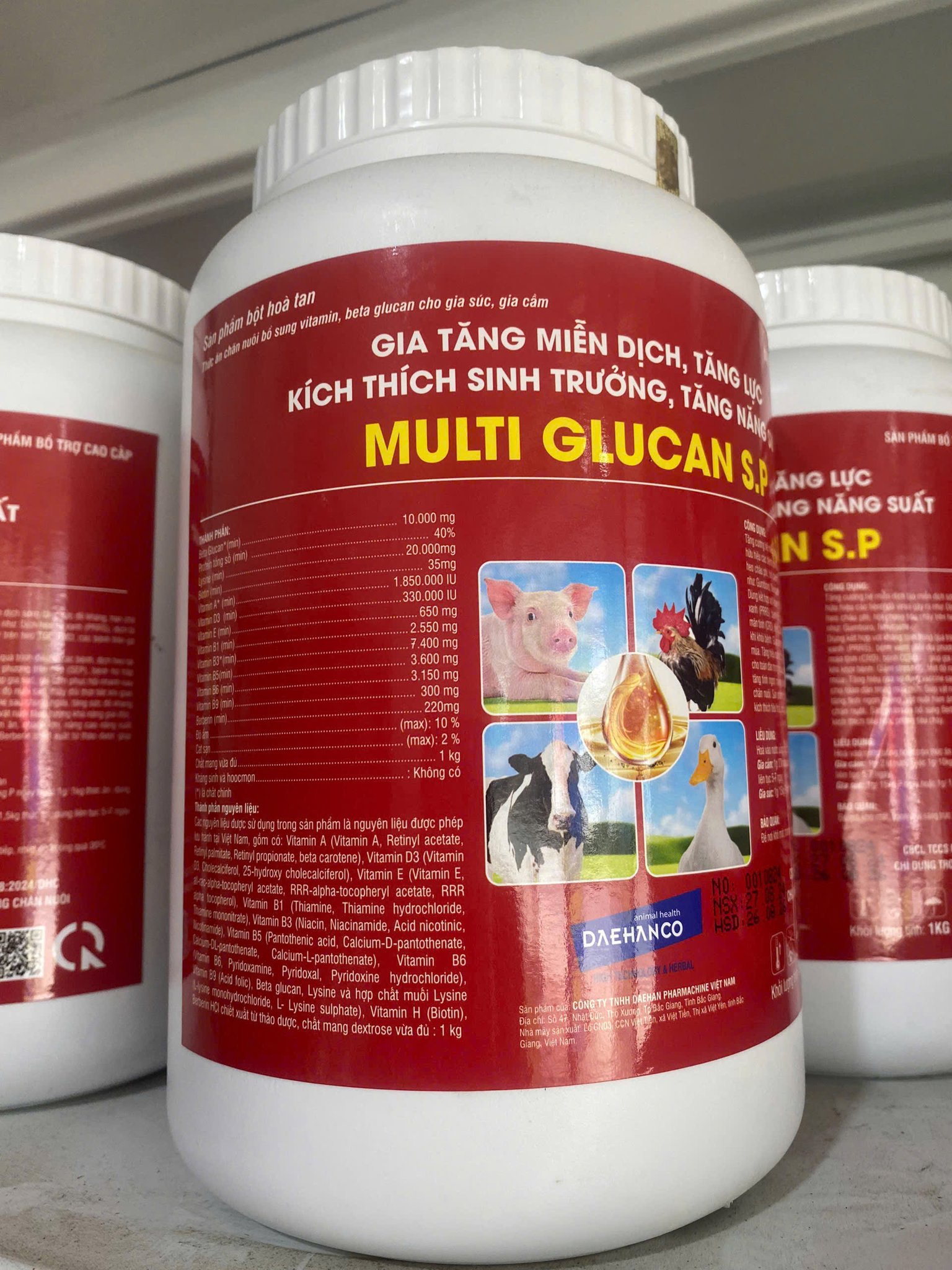 Ảnh sản phẩm GLUCAN AMIN    Nhân Sâm